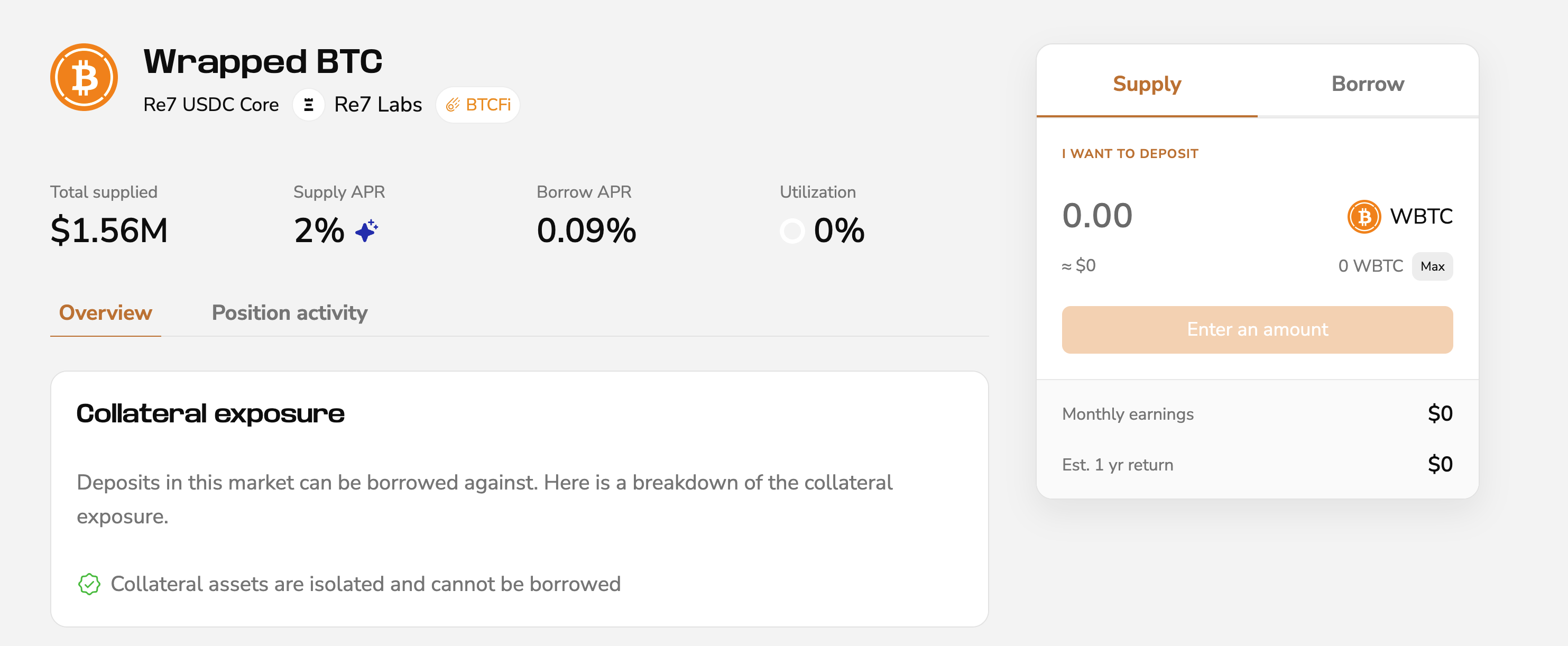 Earn BTCFi